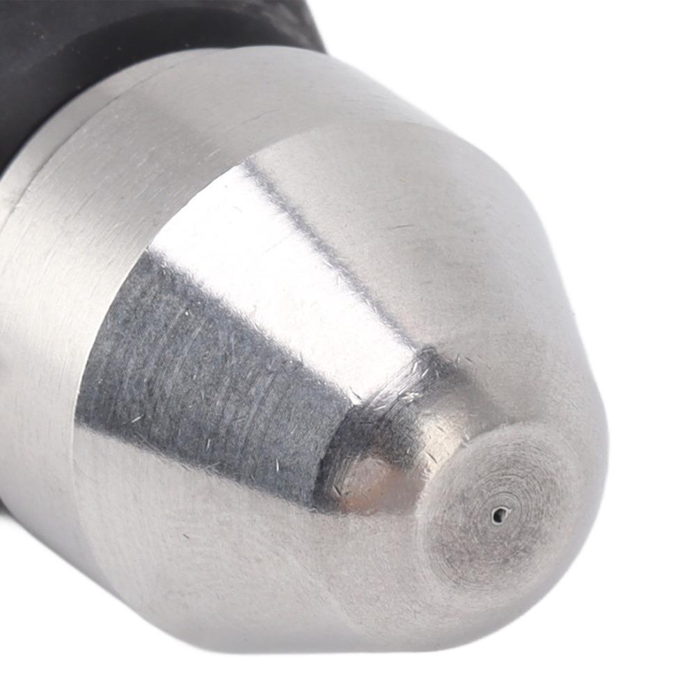 Stainless Steel Sewer Jetter Nozzle Quick Connect Drain Cleaning Jetter Pipe Blockage Removal