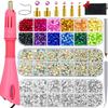 Strasssteine Applikator-Set, Bedazzler-Set mit Strasssteinen, Heißfixier-Strasssteine Setzwerkzeug-Set, HitzFixier-Maschinengewehr-Set Stoff