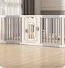 Gray & White Color Block Puppy Playpen for Small to Medium Dogs - Indoor Pet Crate & Isolation Fence