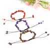 Hand-Woven Natural Crystal Agate Bead Bracelet Bracelet, Adjustable B31