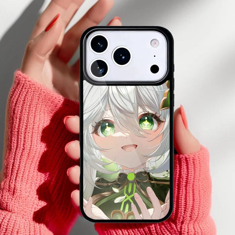 Cute Nahida Phone Case for iPhone 17 16 15 14 13 Pro Max Back Cover for 12 11 Pro Coque