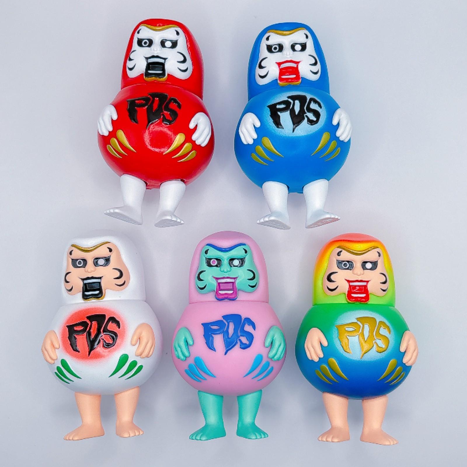 Japanese PUNK DRUNKERS Aitsu Figure Complete Set 5 Harajuku Gashapon