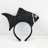 Students Taking Photo Hairband Stuffed Fish Shape Hair Hoop for Halloween