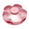 Portable Five Compartment Snackle Box Clear Food Organizer Luxury Decorative Tray for Table Use