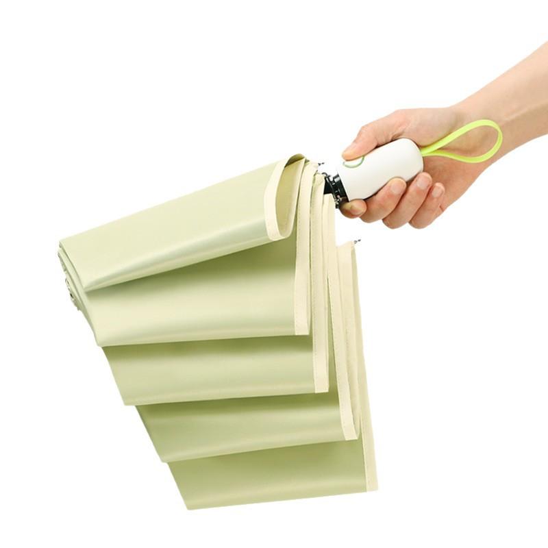 Creative collection, automatic umbrella, color glue parasol, three-fold sun umbrella, parasol can be brushed and thickened