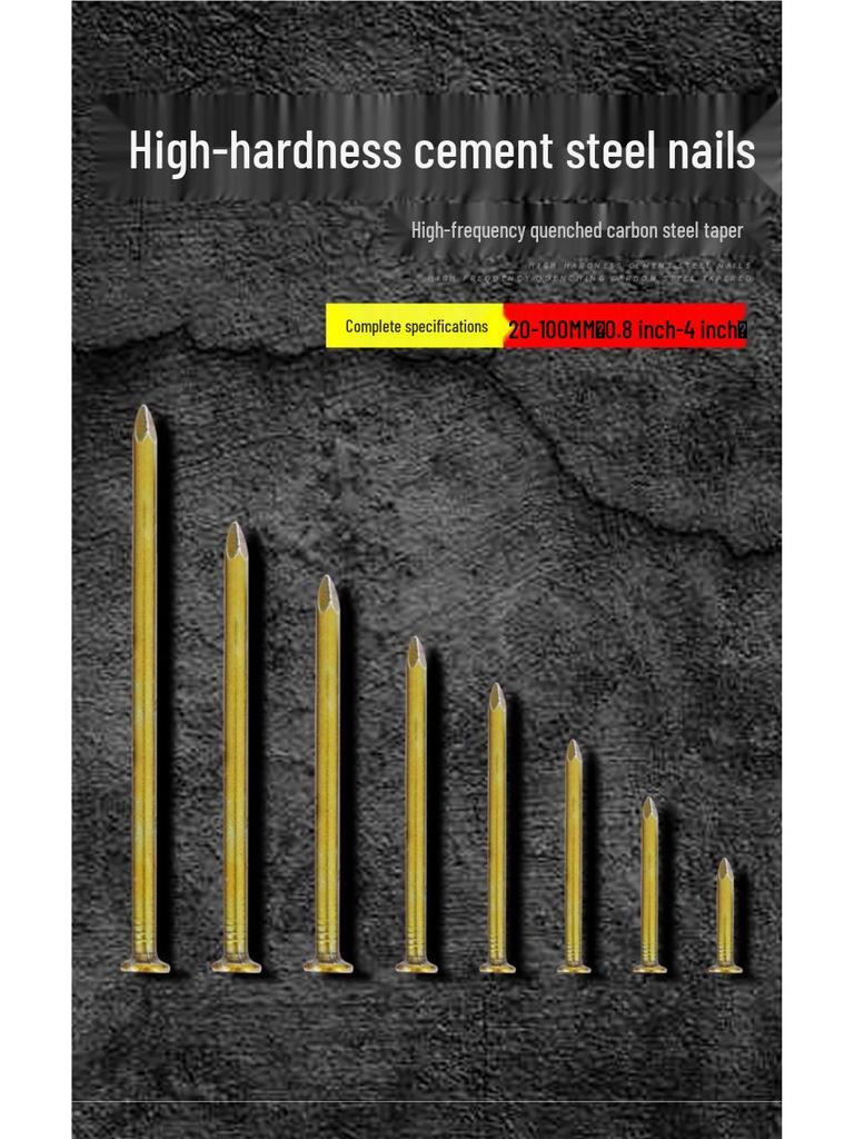 Long Cement Steel and Iron Nails for Wall and Woodworking