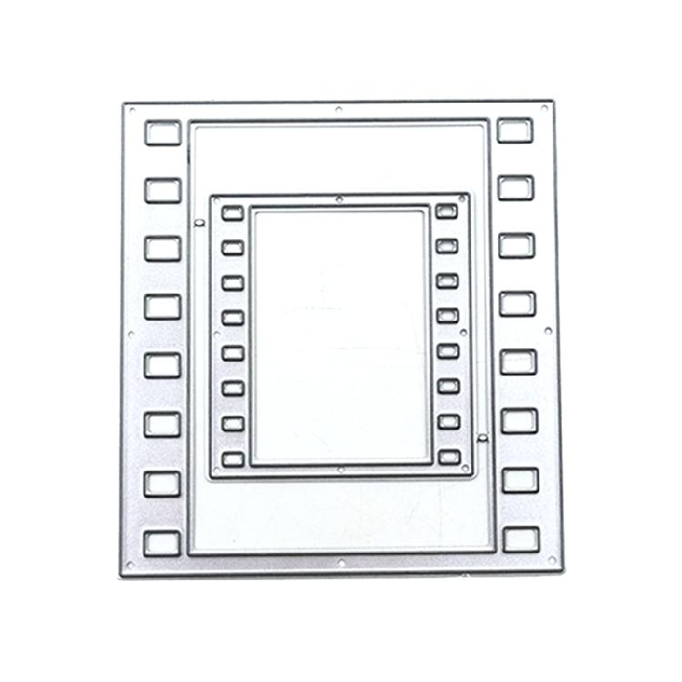 

Rectangle Movie Frame Metal Die Cuts Delicate Embossing Script Dies Stencils 1