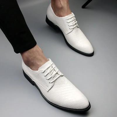 Fashion Braided Pattern Male Casual Shoe Formal Dress Business Designer Luxury Sale Men's Leather Brogue Shoes Low Price Shipping Free
