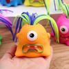 Hair Pulling Screaming Demon Toy with 6 Sound Effects Stress Anxiety Relief Colorful Hair Plucking Devil Sensory Fidget Toy Party Favors