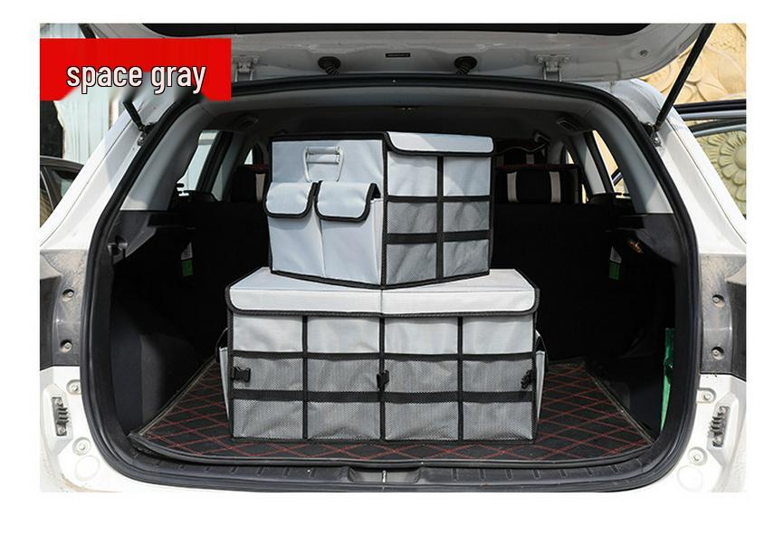 Large Capacity Folding Car Trunk Organizer & Storage Box