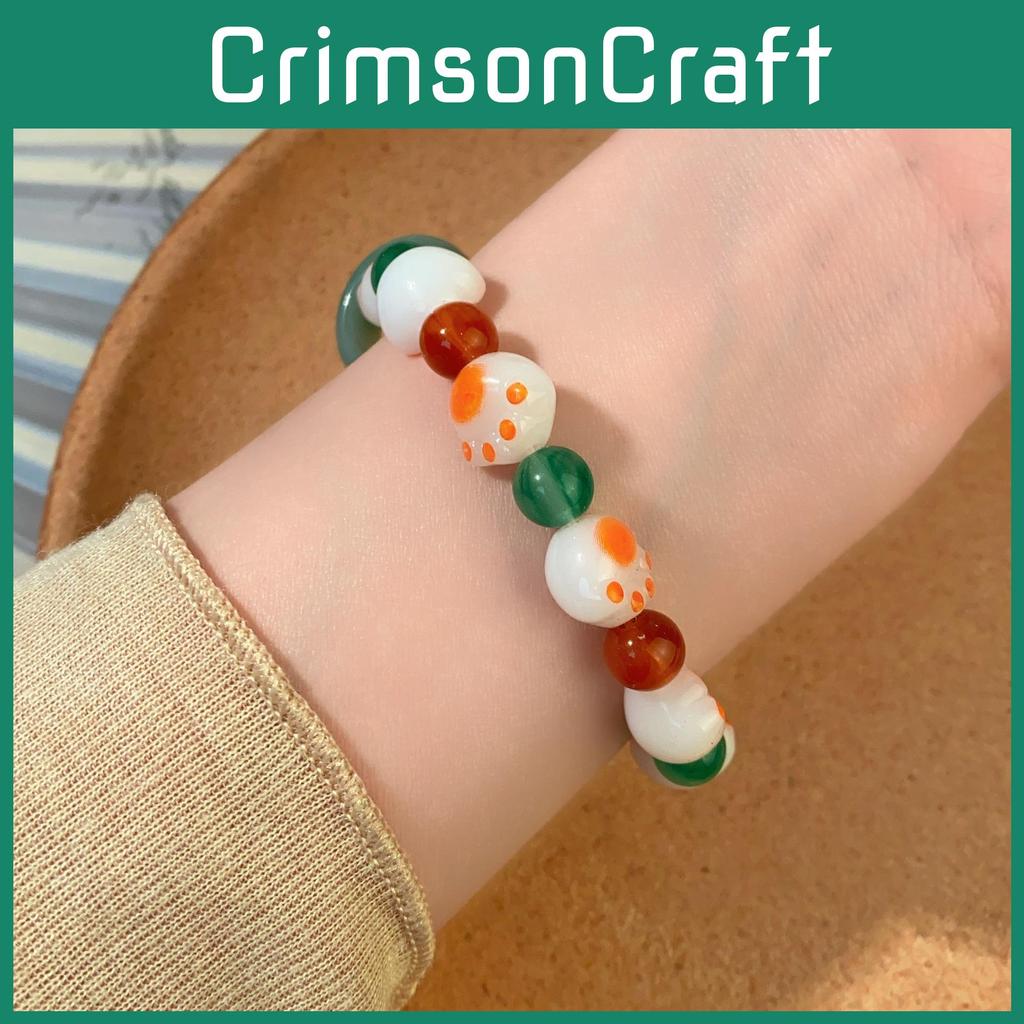 Stylish Personalized Handmade Resin Cat Paw Bead Bracelet Women's Jewelry