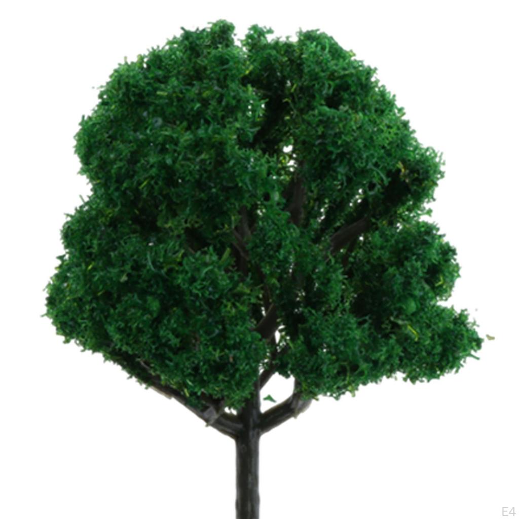 Model Green Trees Building Game Decor Layout Scenery Supplies Sculpture