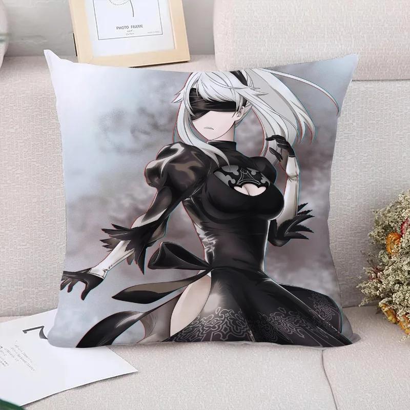Decorative Pillow Covers for Sofa Nier Automata Cushion Cover Fall Decor Pillowcases Pillowcase Pilow Cases Pillows