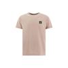 STONE ISLAND Logo Patch T-Shirt Dove Grey Men Tops 101524113-V0092