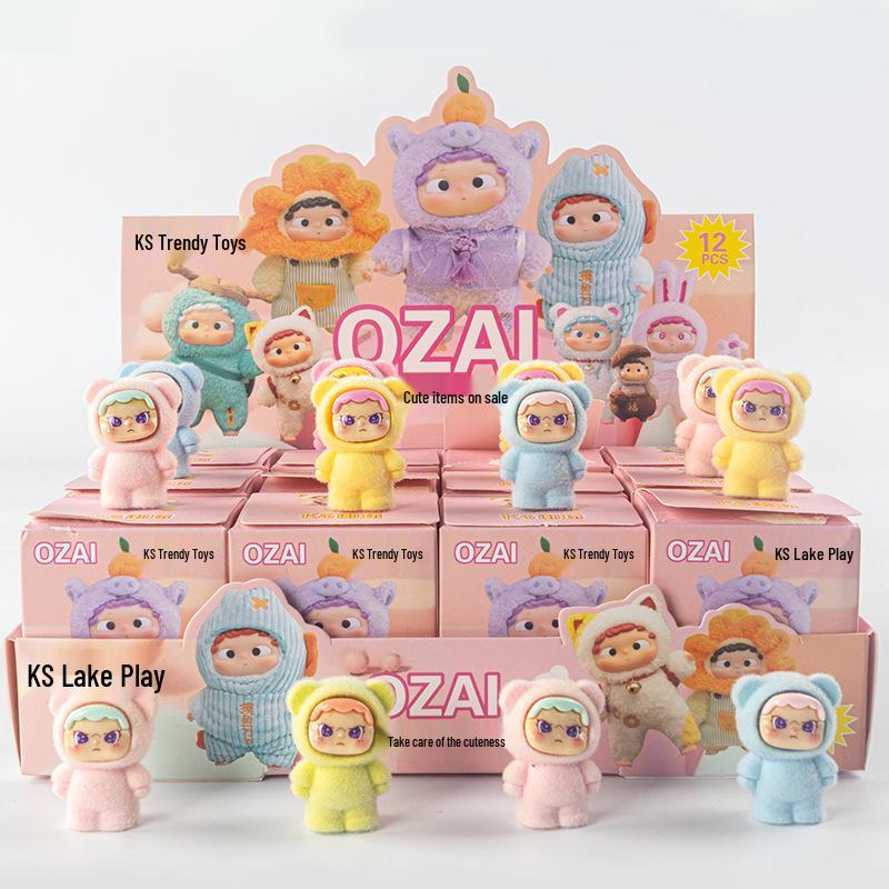 Populaire Kerst Abubu Pop Mart Poppen Ornament Blind Box Speelgoed