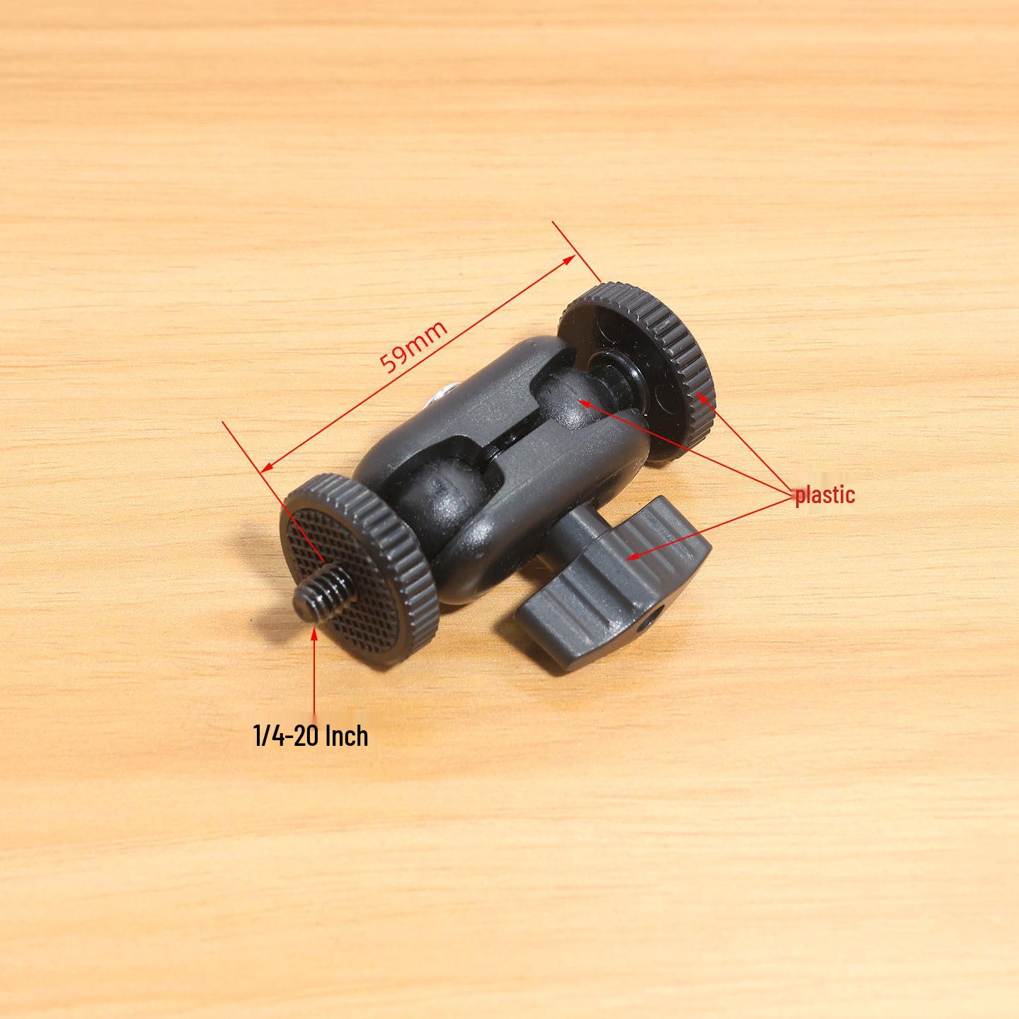

Mini Small Monster Hand 1/4 Double Head Pea Pod Holder for Mobile Phone: Adjustable Magic Arm for Live Broadcast and Monitor Mounting