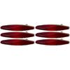Alloy Encore Red Hair Clip Women's New Irregular Forehead Broken Hair Duckbill Clip Hair Accessories