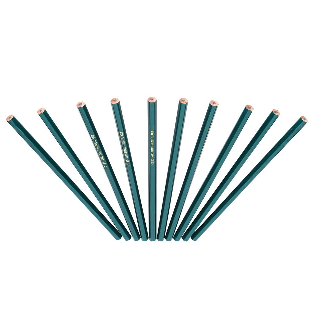 10pcs Graphite Pencils Painting Drawing Sketching Writing Artist Pencil for School Students HB