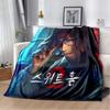 Sweet Home Kdrama Character Print Soft Flannel Throw Blanket Warm Cozy Sofa Bed Decorative Blanket For Home Use