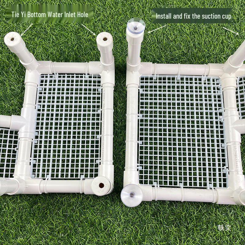 Turtle Sunbathing & Climbing Platform – Adjustable Handmade Floating Rest Area