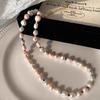 Baroque Shaped Freshwater Pearl Necklace Bohemian Style Dopamine Mixed Color Millet Bead Bead String Collarbone Chain