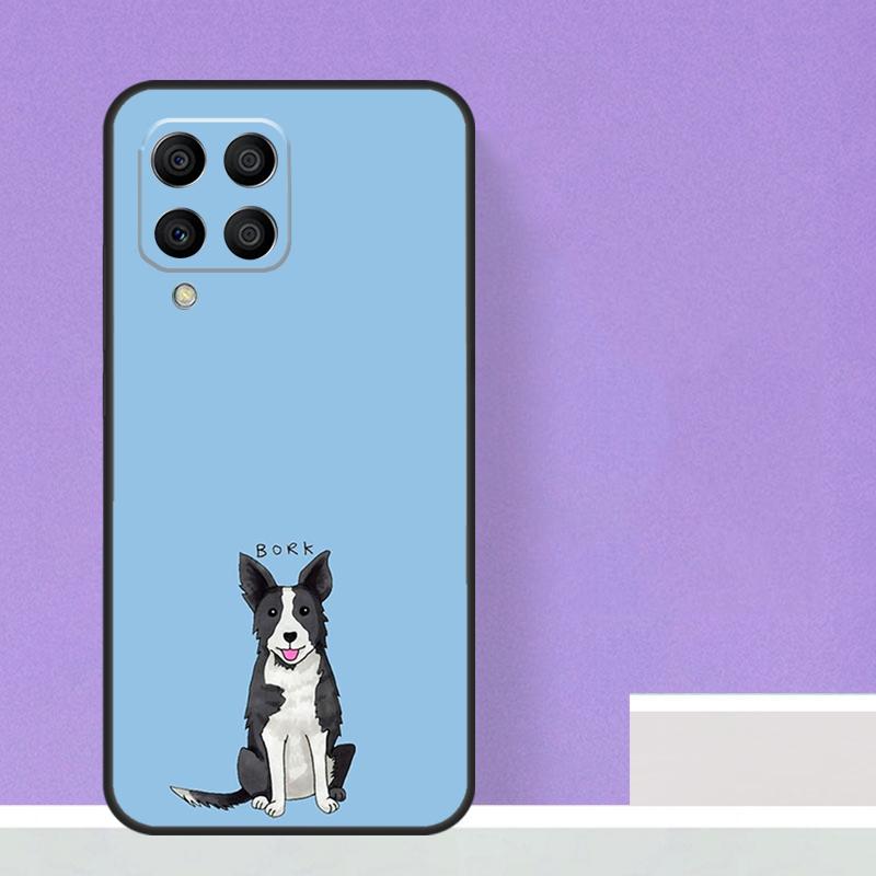 Border Collie Dog Case For Samsung Galaxy M23 M20 M32 M52 M56 M16 M36 M54 M34 M14 M35 M55 M15 M11 M31 M13 M53