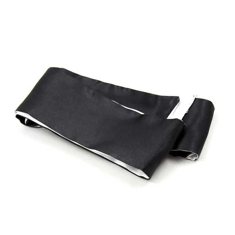 Flirting Blindfold Soft Silk Satin Eye Patch Mask Ribbon Bondage Sex Products Double Layer
