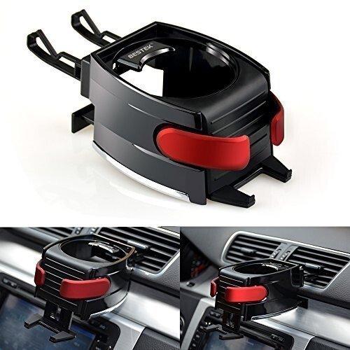 

2in1 Car Drink Cup Bottle Stand Holder & Phone Mount Holder Air Vent Adjustable