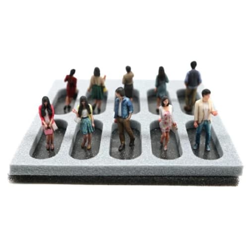 Takeda Diorama Doll 3D Color Realistic Figure 360-Degree Full-Body Photography 3D Photogrammetry (1/64)