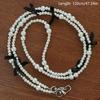 Bag Accessory Wallet Necklace Chain Pearl Bowknot Phone Anti Loss Lanyard Bowknot Phone Strap  Bag