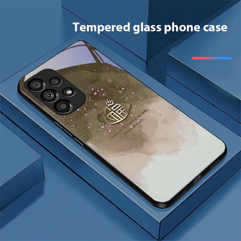 

Посылаем благословения для Samsung Galaxy S 8 9 10 20 Plus 21 FE 22 23 24 Ultra S7 Edge Черный Чехол для телефона из закаленного стекла Жесткий чехол For Samsung S22 Pro