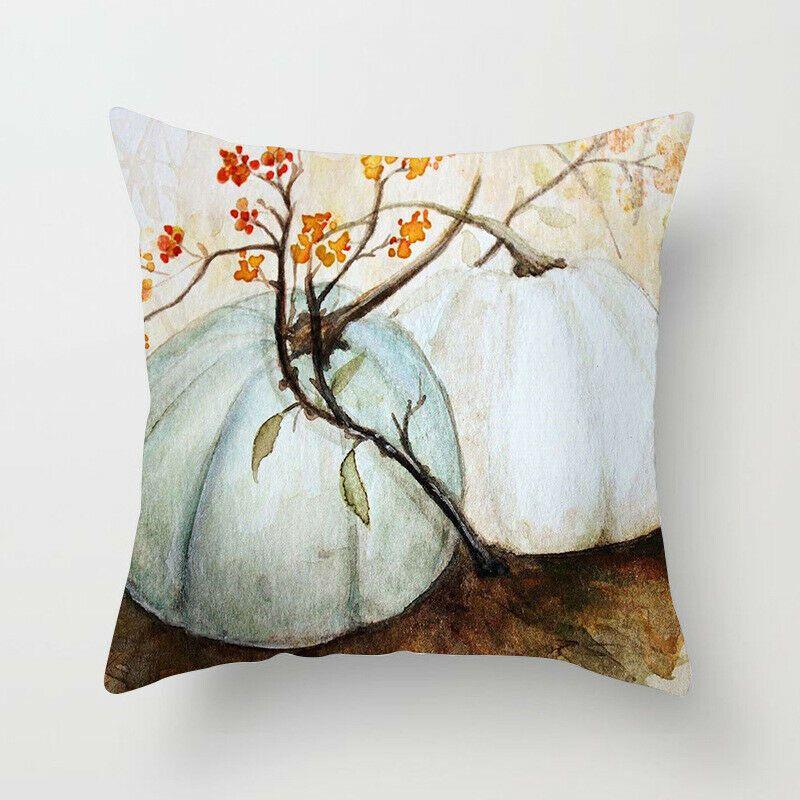 Beautiful Festival Decoration Pumpkin Pillow Cover With Invisible Zipper