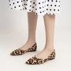 Fashion Women's Shoes 2025 Spring/Autumn New European and American Sexy Pointed Leopard Pattern Single Shoes Shallow Mouth Flats Women