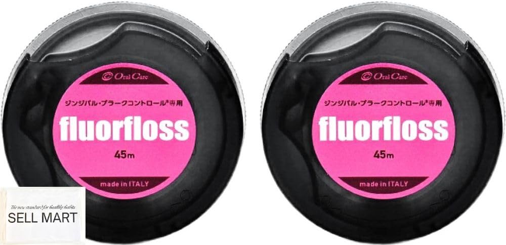 

покупка Зубная нить 45м x 2 оригинальный набор карманных салфеток [Оптовая упаковка 2 шт.] +