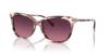 Coach Sunglasses HC8378U CL926 ROSE PEARL TORTOISE 57 Women's