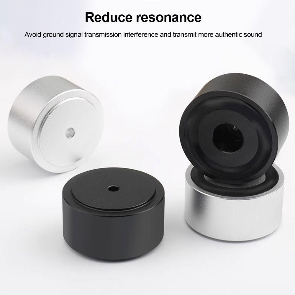 1/4Pcs Aluminum Alloy Feet Pad Isolation Amplifier Base Feet  for Speakers CD Amplifier