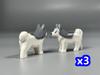 Ladrillos MOC Escena de Selva Bosque Animal Terrestre Cisne Conejo Ratón Pájaro Perro Ensamblar Bloques de Construcción Juguetes para Niños Muñeca de Plástico