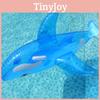 Inflatable Large Whale Water Park Float Adult Ride-on Water Toy Blue Pvc Material 150*84*68cm