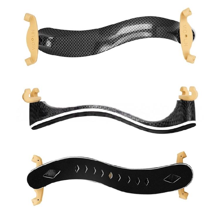 Violin Accessory Adjustable Shoulder Rest with Shockproof Silicone Feet Soft Sponge Cushion for Optimal Resonance