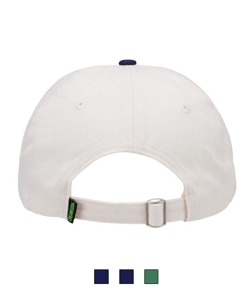 CREAM SODA LAB Applique Panel Ball Cap Navy