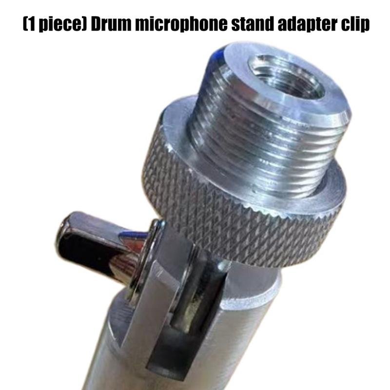 Bass Drum Microphone Stand Adapter Clamp for Secure Mounting Light weight with Precise 22mm Fit and Shockproof