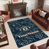 Manchester Customizable Name Floor Mat Perfect for Foyer Dormitory Playrooms Decorate room Anti-slip Rug Anime Office Decor Birthday/Christmas Gift