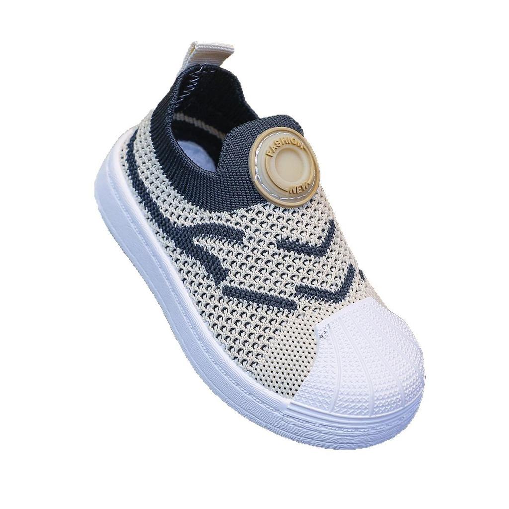 Children's Sports Shoes Breathable Fly-woven Mesh Shoes 2025 Spring and Autumn New Boys Mesh Board Shoes Soft-soled Girls Casual Shoes
