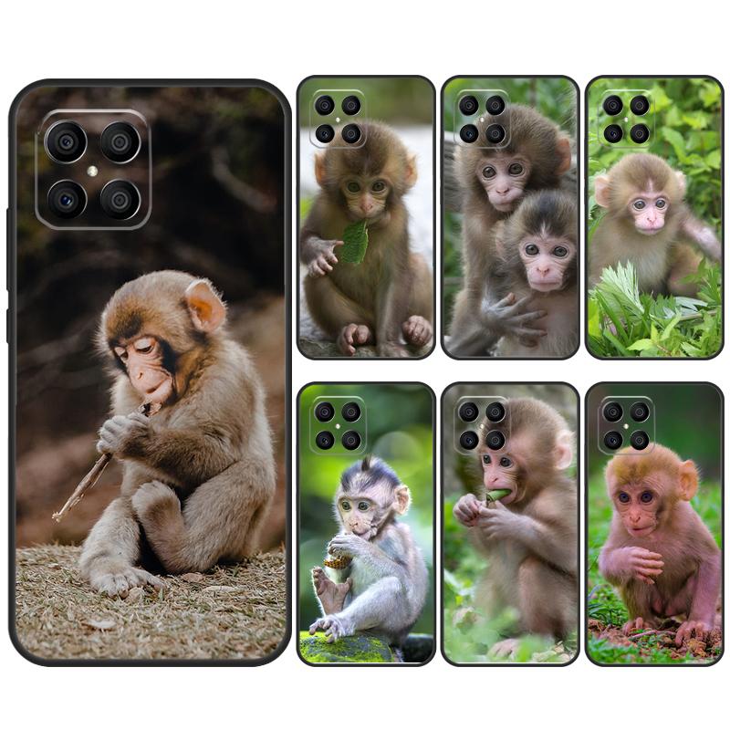 Cute Baby Monkey Animal Case For Samsung Galaxy M13 M33 M53 M20 M30s M31s M12 M32 M52 M11 M21 M51 M14 M34 M54 M55