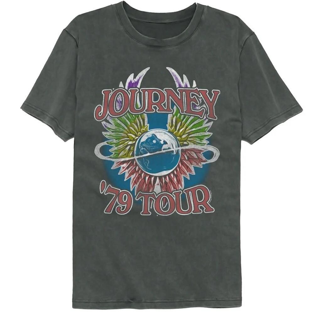 Journey Music Band T-Shirt 1979 World Tour Steve Perry Comfort Colors Unisex T-Shirt XXXL