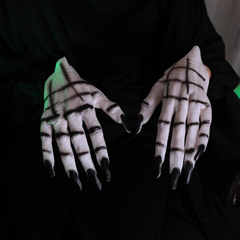 Halloween Horror Women's Ghost Gloves Party Costume Props