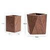 Wood Pen Container Large-capacity Desktop Storage Bucket Stationery Storage Holder  School Office