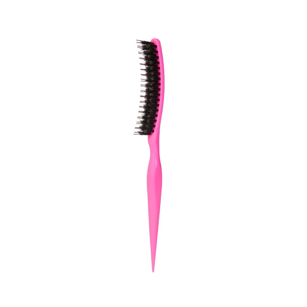 Hair Comb Hairs Fluffy Three Rows Boar Bristle Combs Hairdressing Back Teasing Brushes Hairdressing Styling Tools