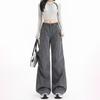Korean Style Women's Casual Cargo Pants - Spring/Summer Straight Fit