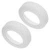2026 Best!! Silicone Cup Sleeve for Insulated Coffee 2Pcs Reusable Protective White Mug Covers